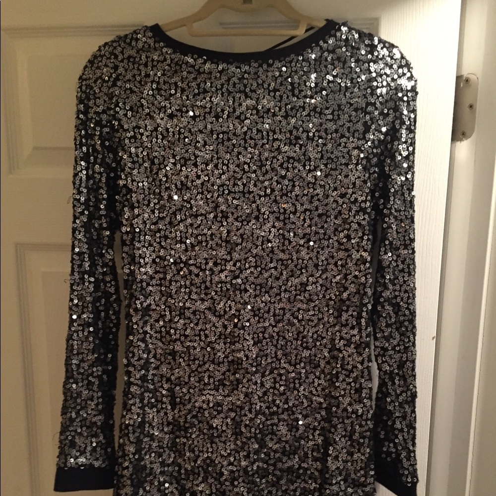Free people black sequin dress